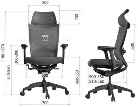 Кресло с поясничной поддержкой SCHAIRS ZEN2-М01B, Цвет: зелёный - 4