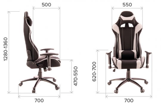 Кресло Everprof Lotus S4 Ткань Черный/Серая - 4